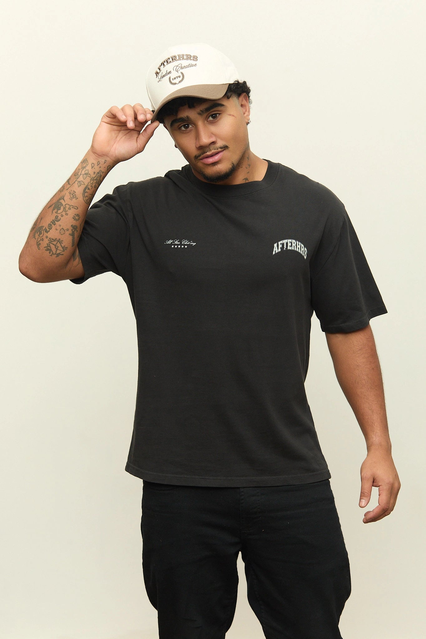 3 Badge Boxy T-Shirt