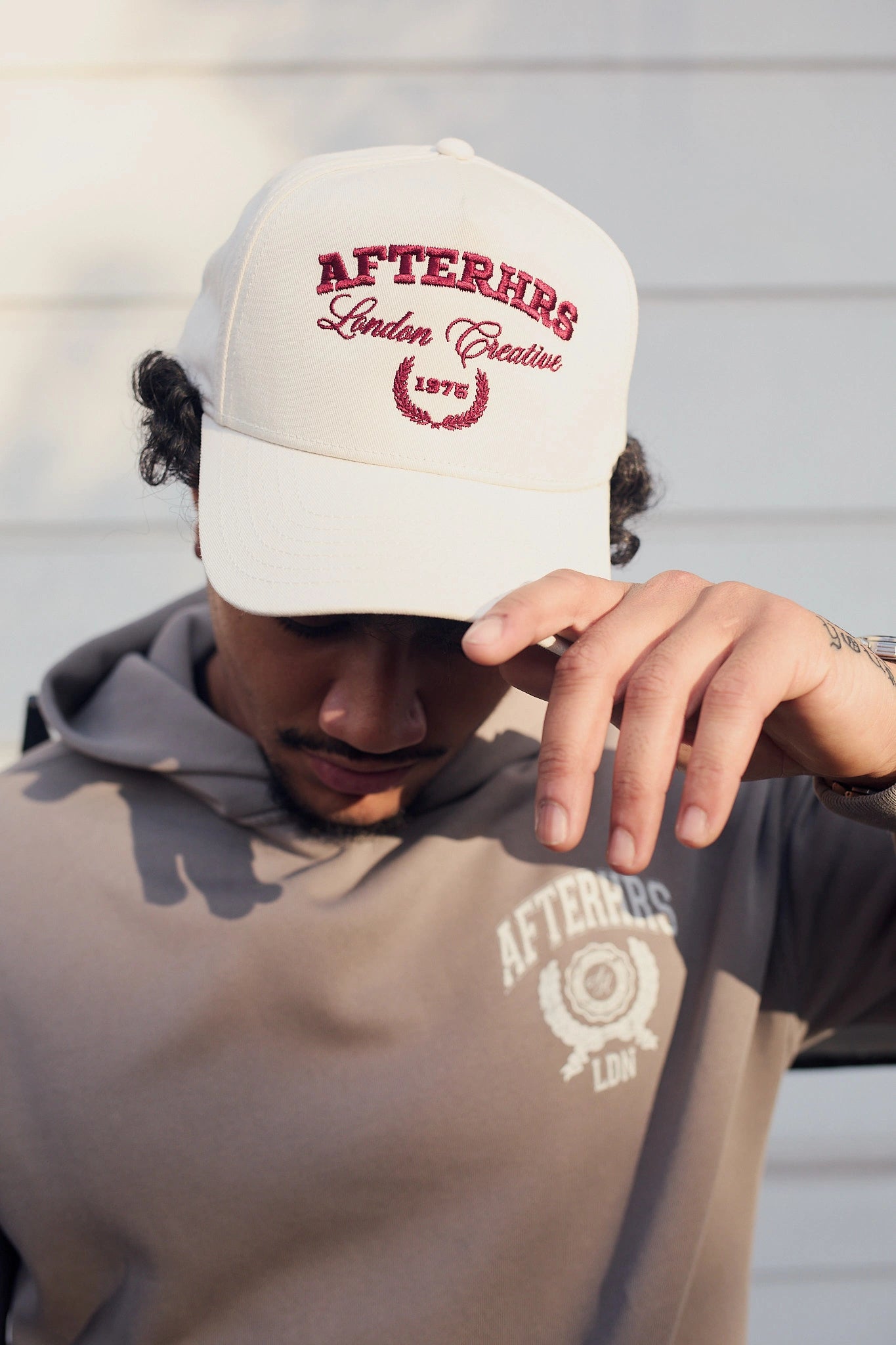 Arch Crest Faded Hoodie