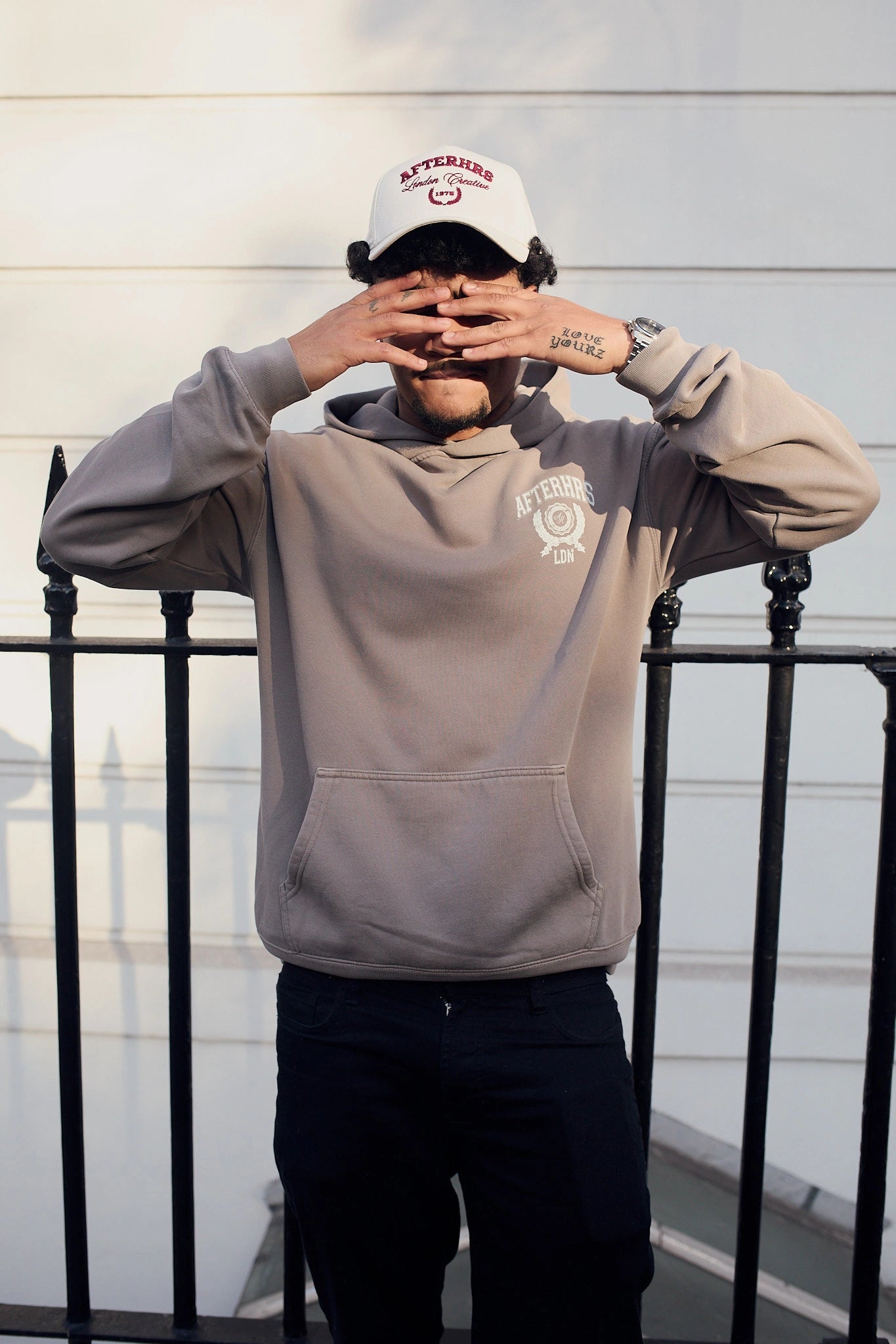 Arch Crest Faded Hoodie