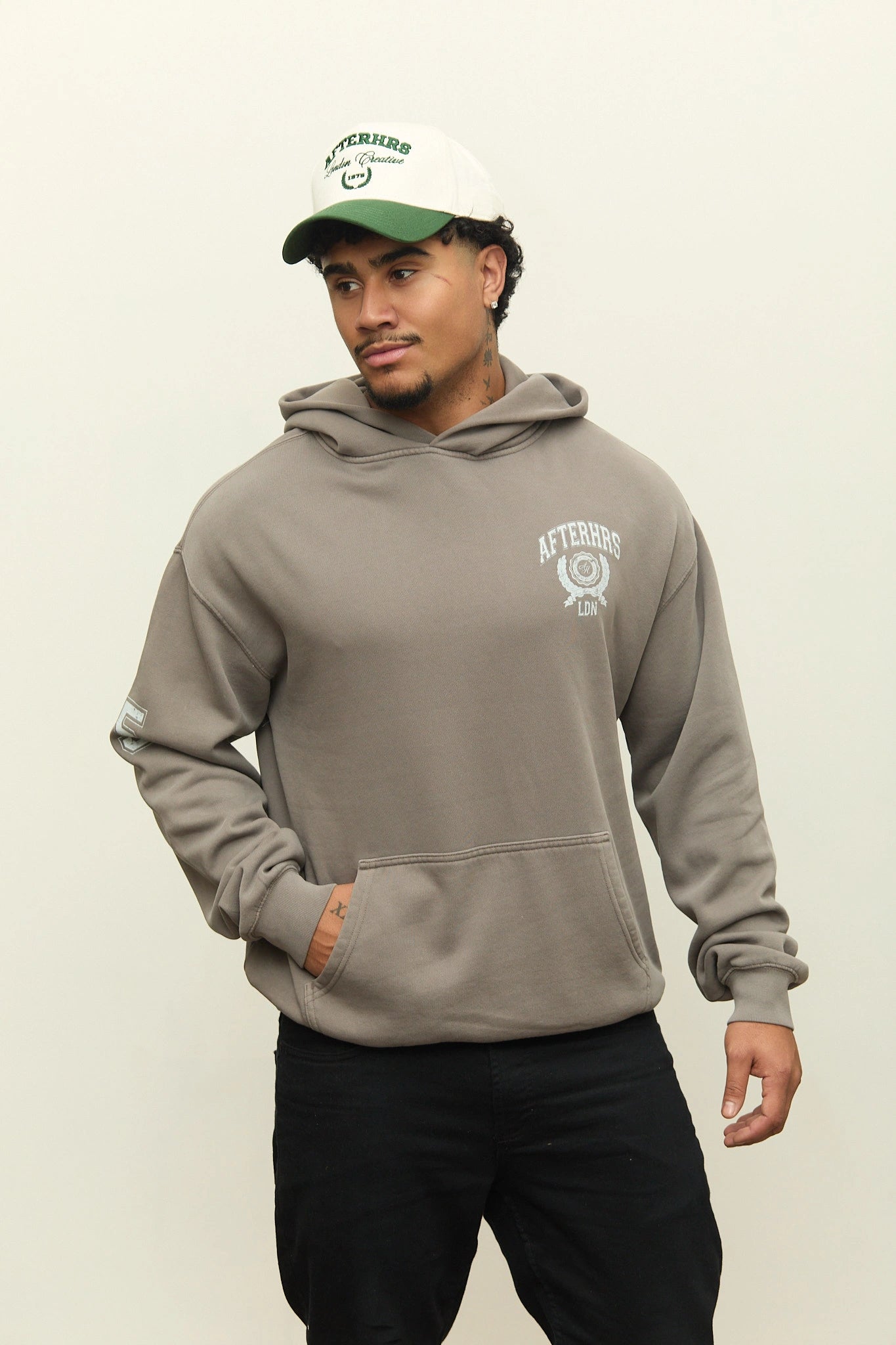 Arch Crest Faded Hoodie