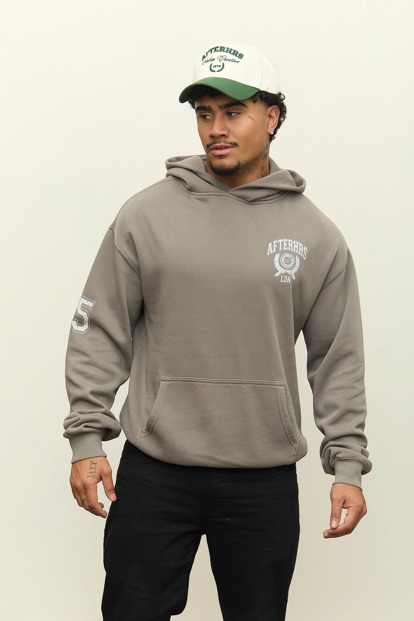 Arch Crest Faded Hoodie