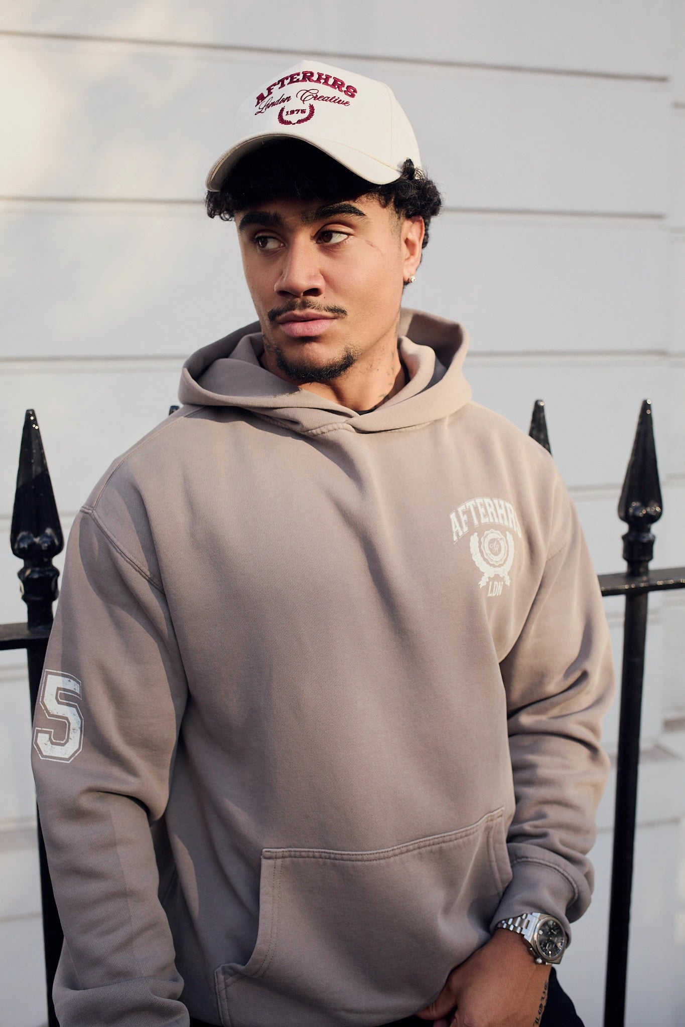 Arch Crest Faded Hoodie