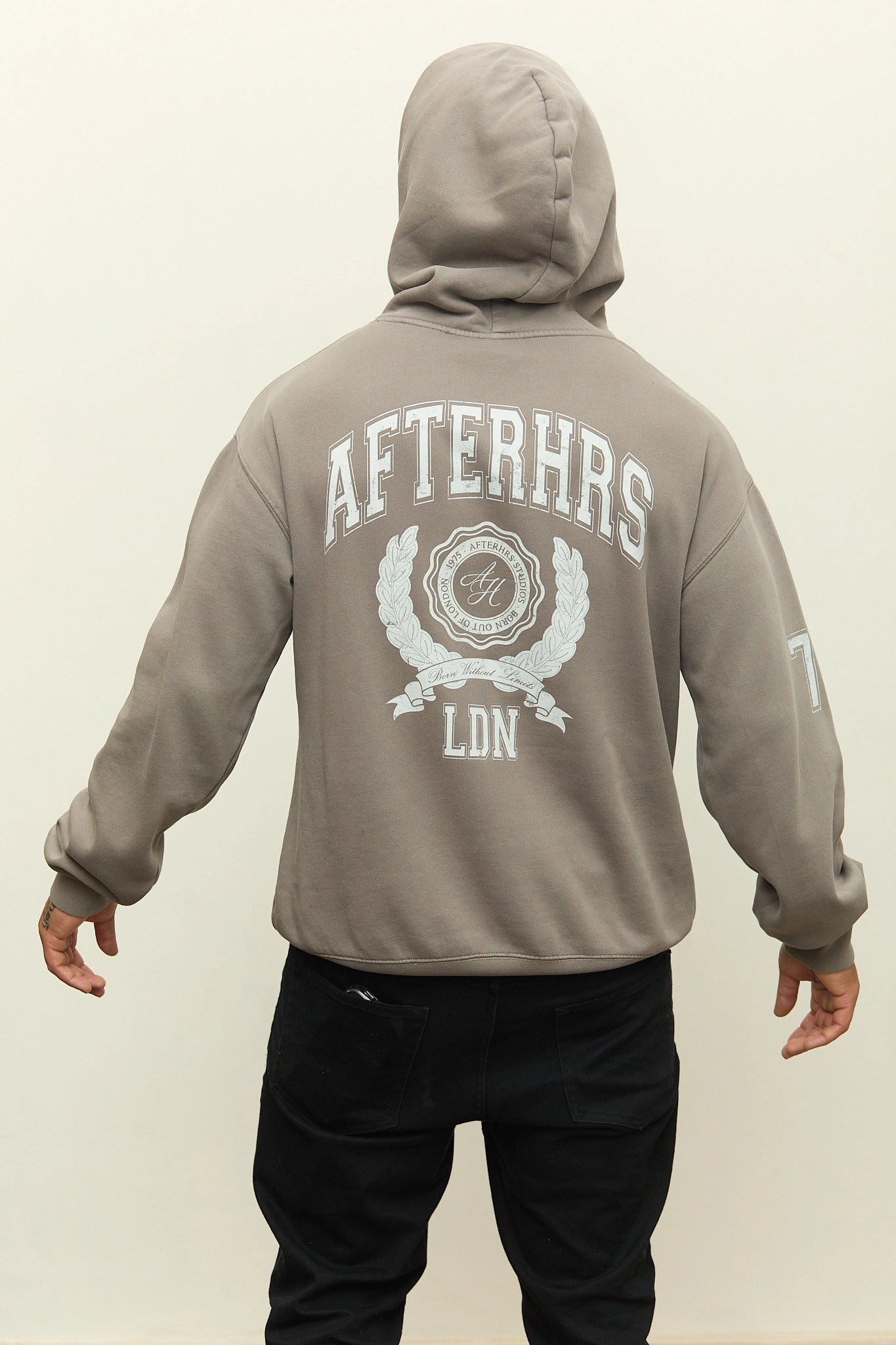 Arch Crest Faded Hoodie