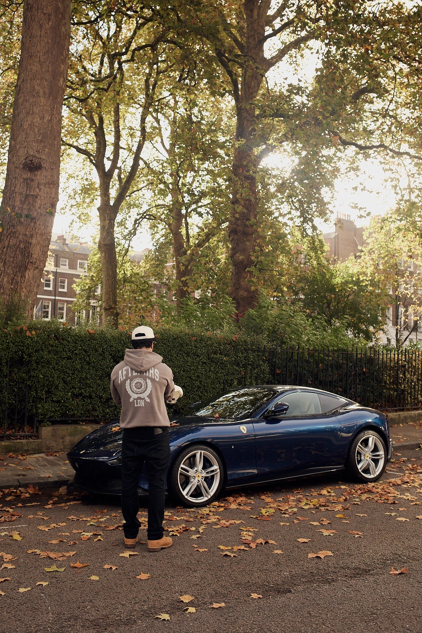 Arch Crest Faded Hoodie