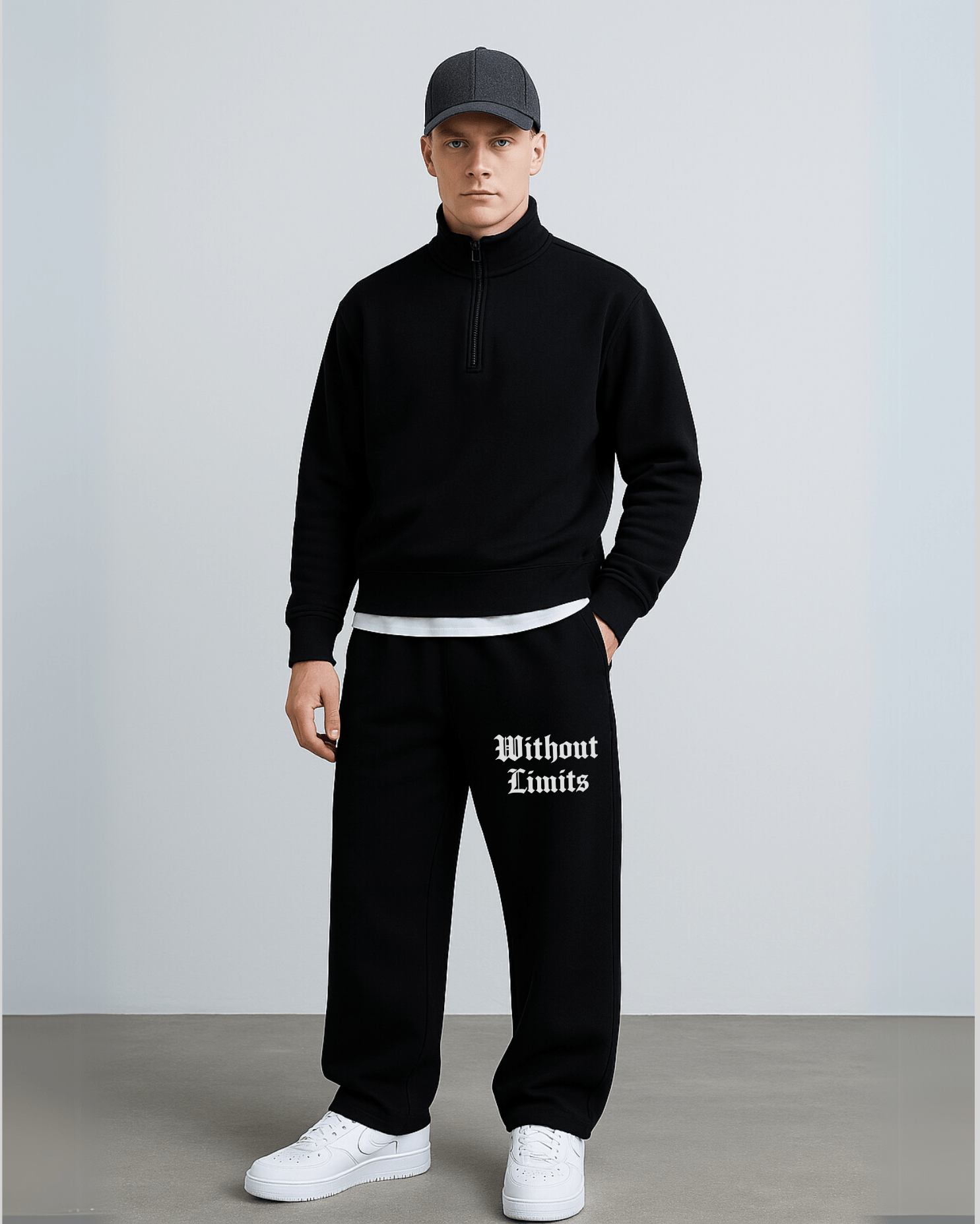 Cuffless Sweatpants Without Limits