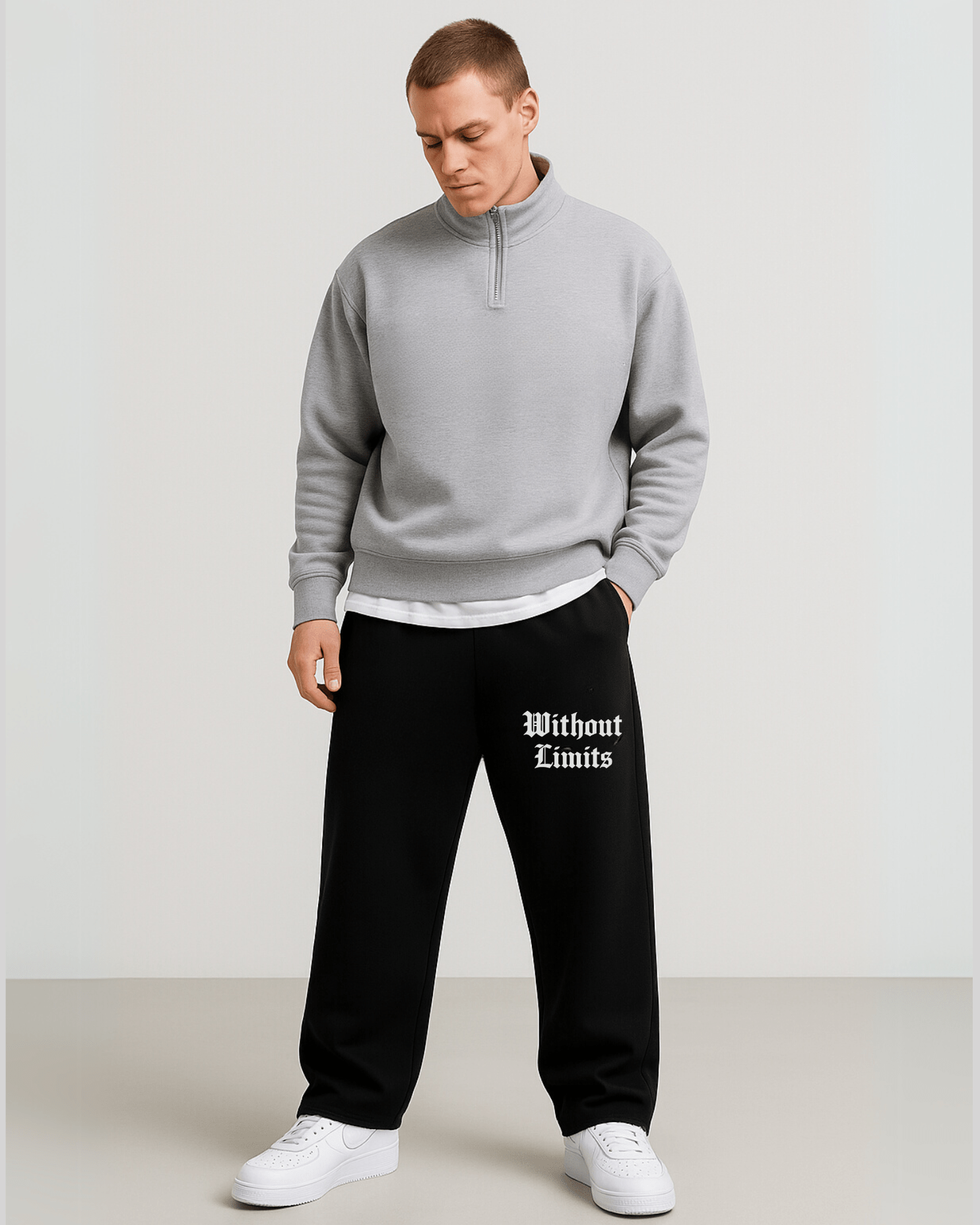 Cuffless Sweatpants Without Limits