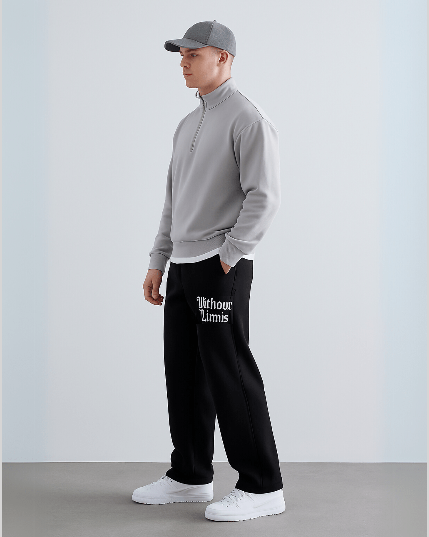 Cuffless Sweatpants Without Limits