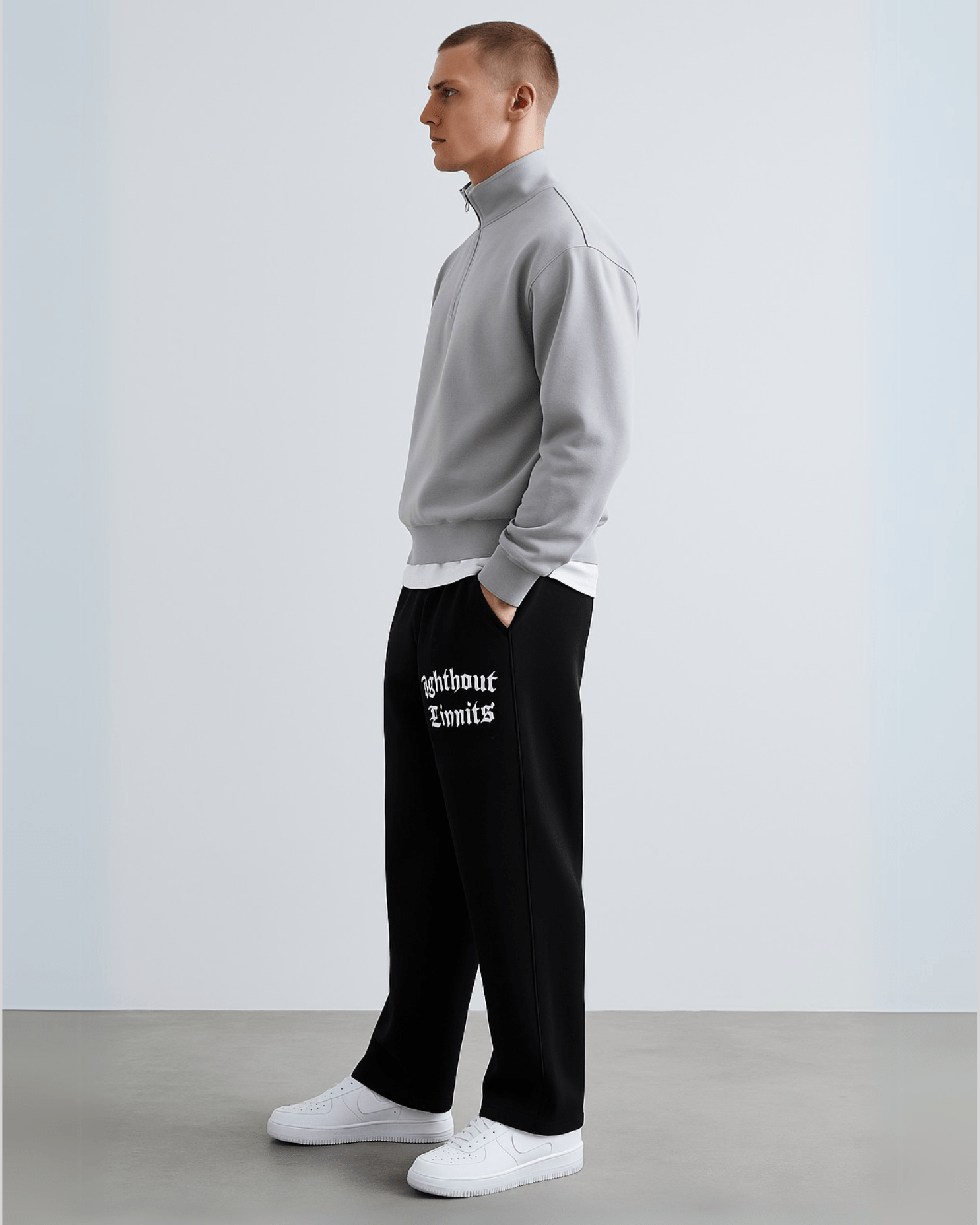 Cuffless Sweatpants Without Limits