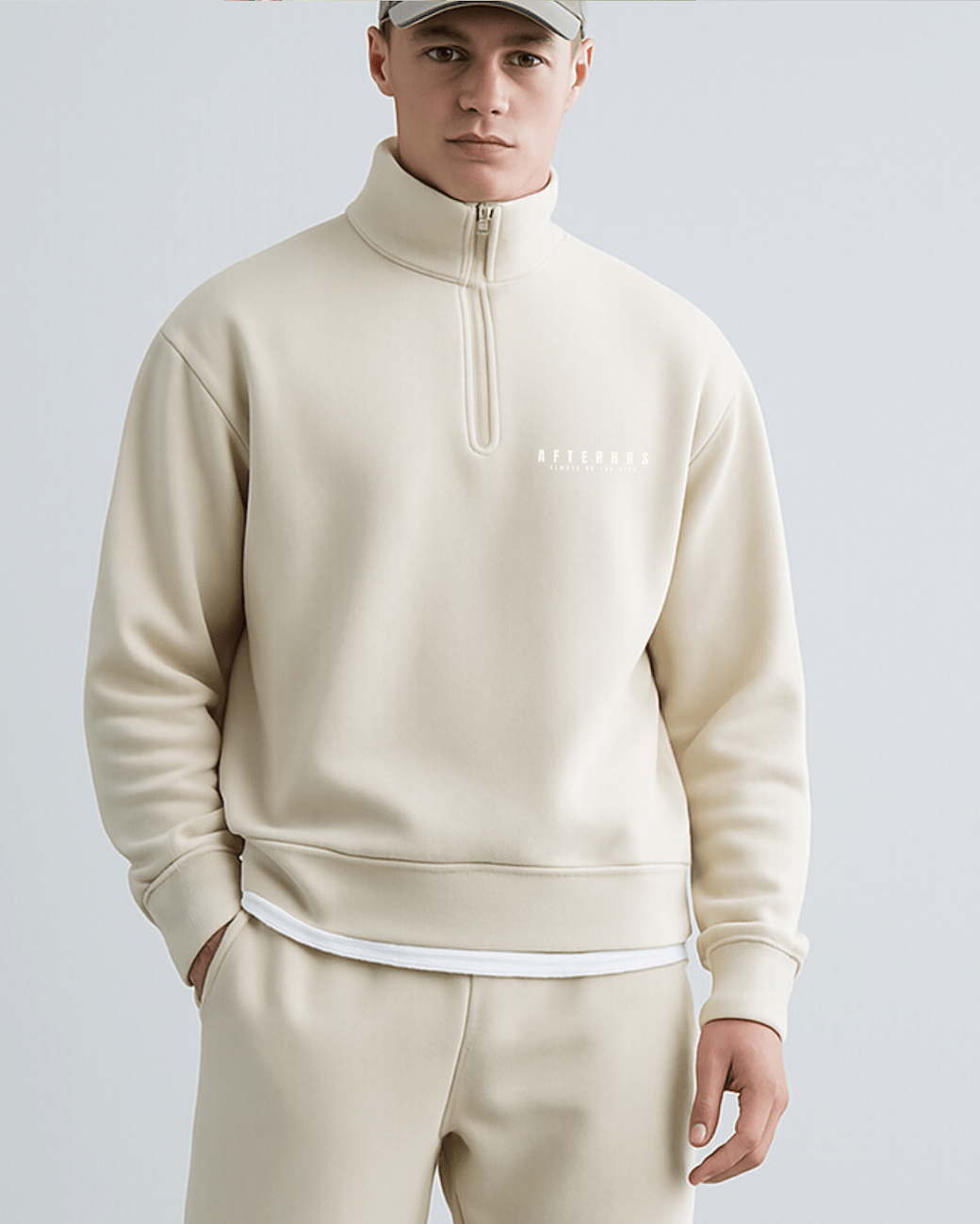 Half Zip Crew.