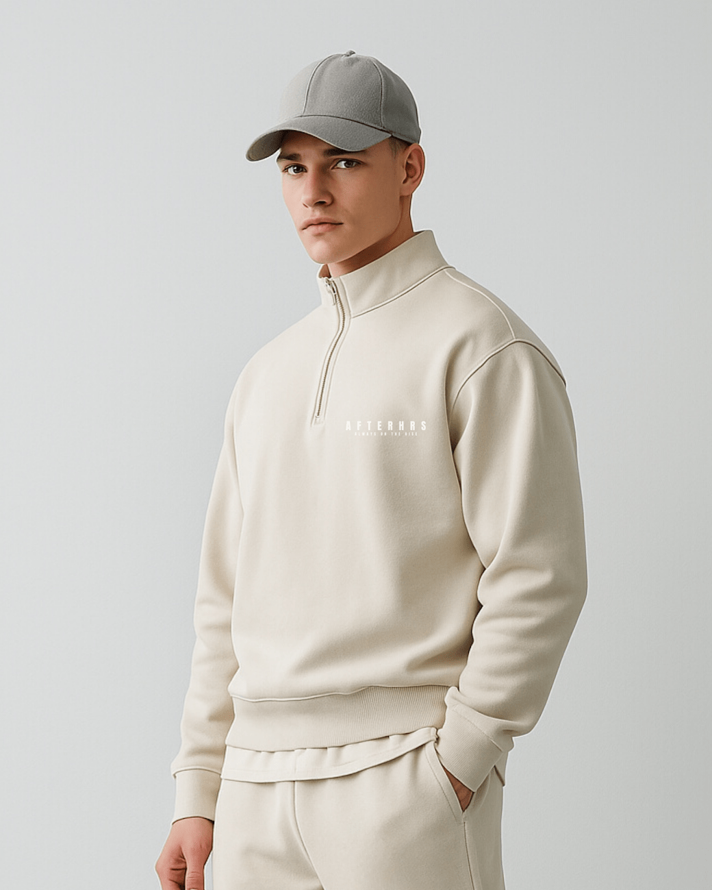 Half Zip Crew.