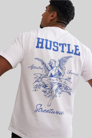 Hustle Oversized Faded T-Shirt
