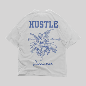 Hustle Oversized Faded T-Shirt