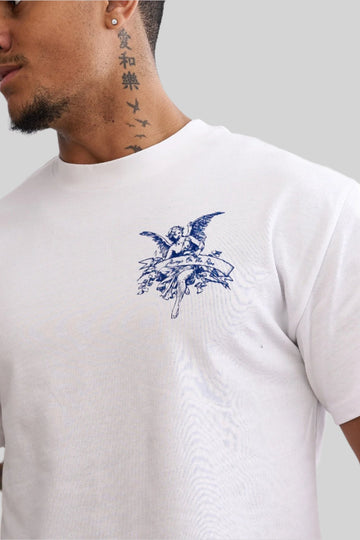 Hustle Oversized Faded T-Shirt