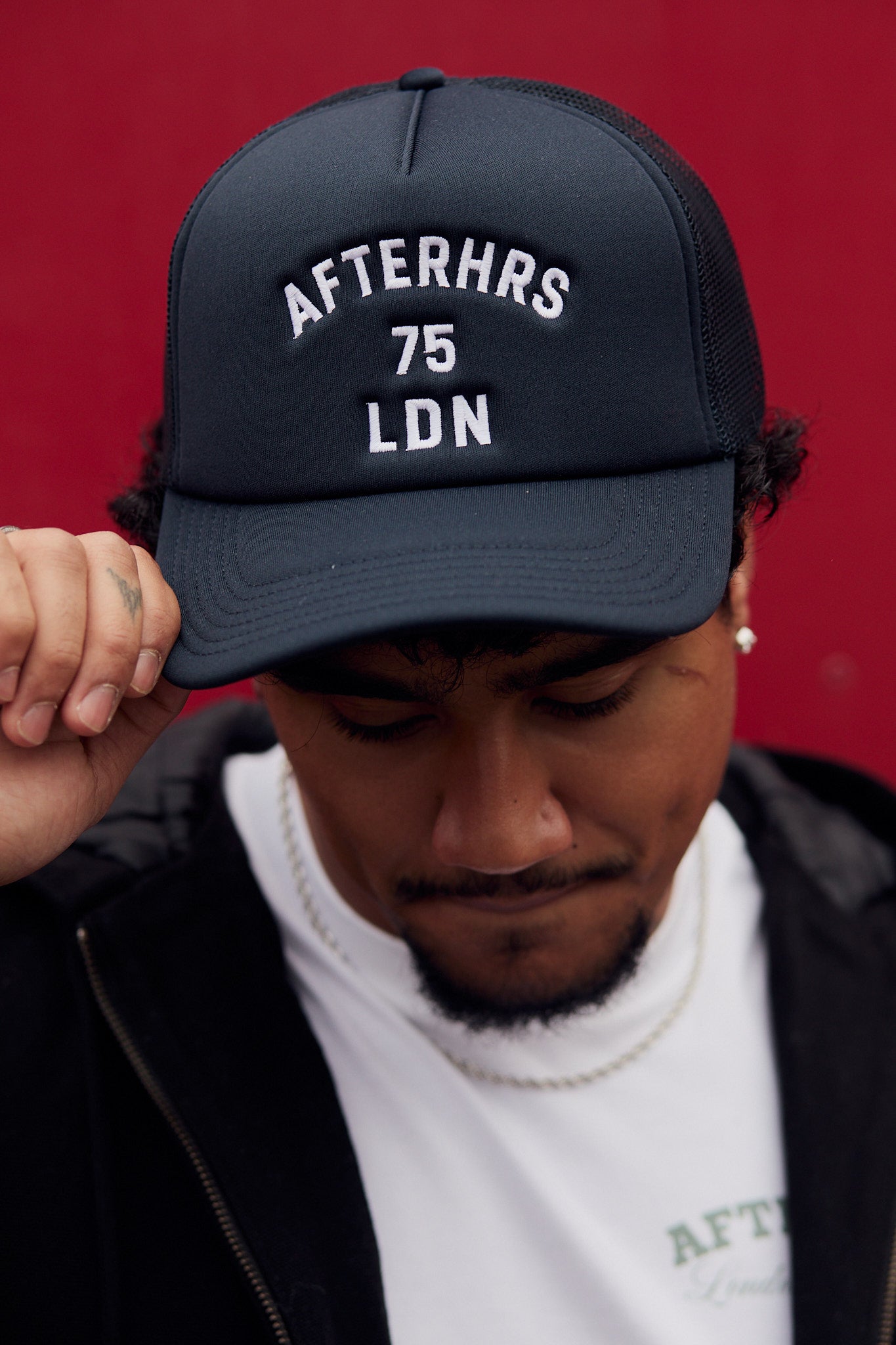 LDN 75 Foam Trucker Cap Navy