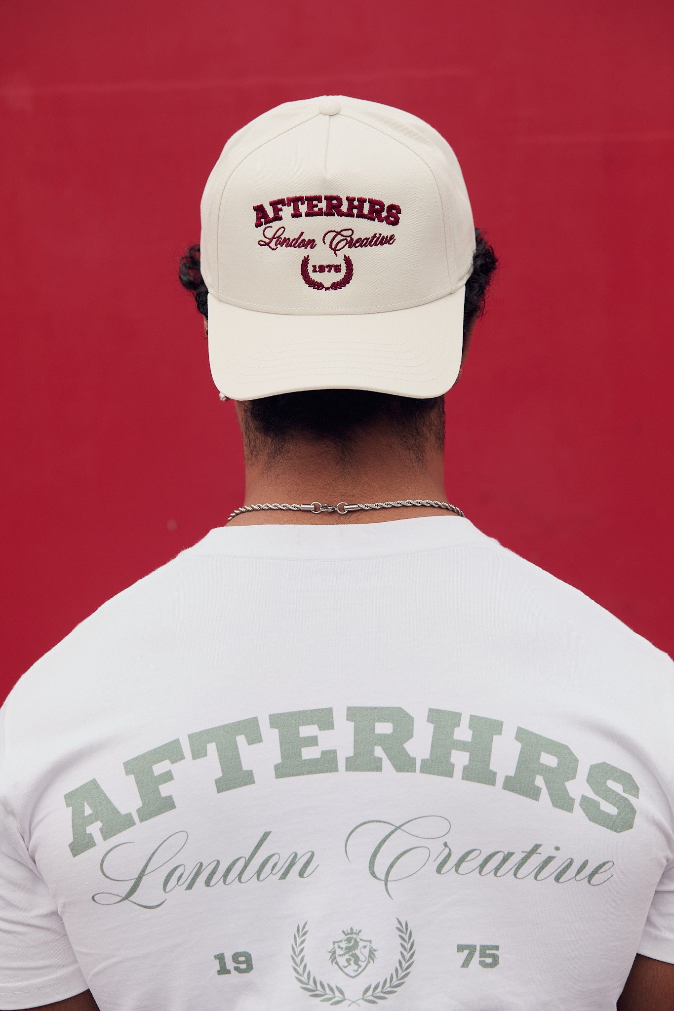 London Creative Cap Ecru / Red