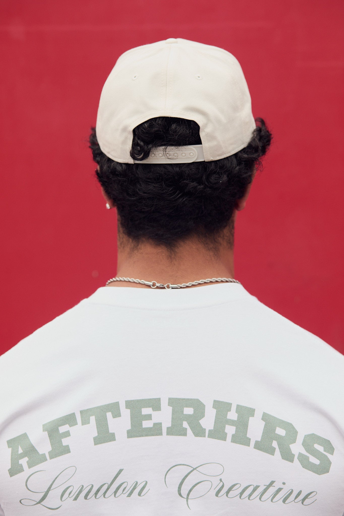 London Creative Cap Ecru / Red