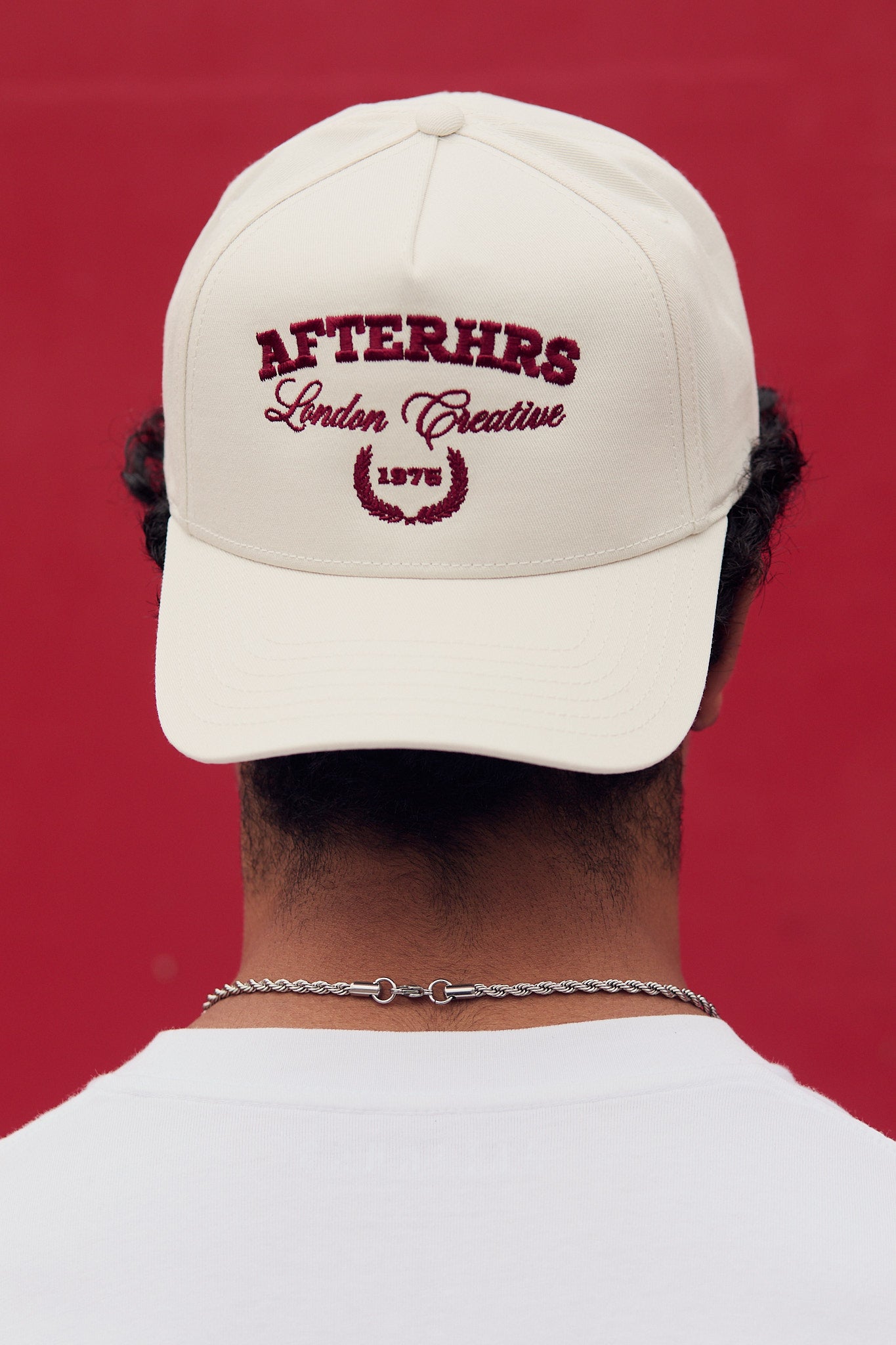 London Creative Cap Ecru / Red