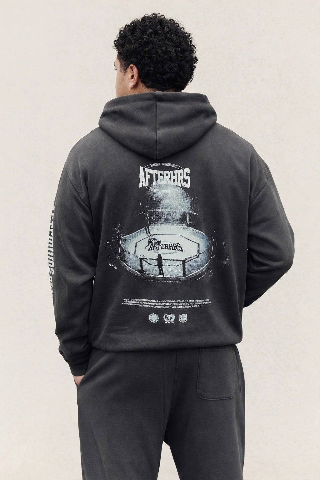 MMA Ring Zipped Hoodie