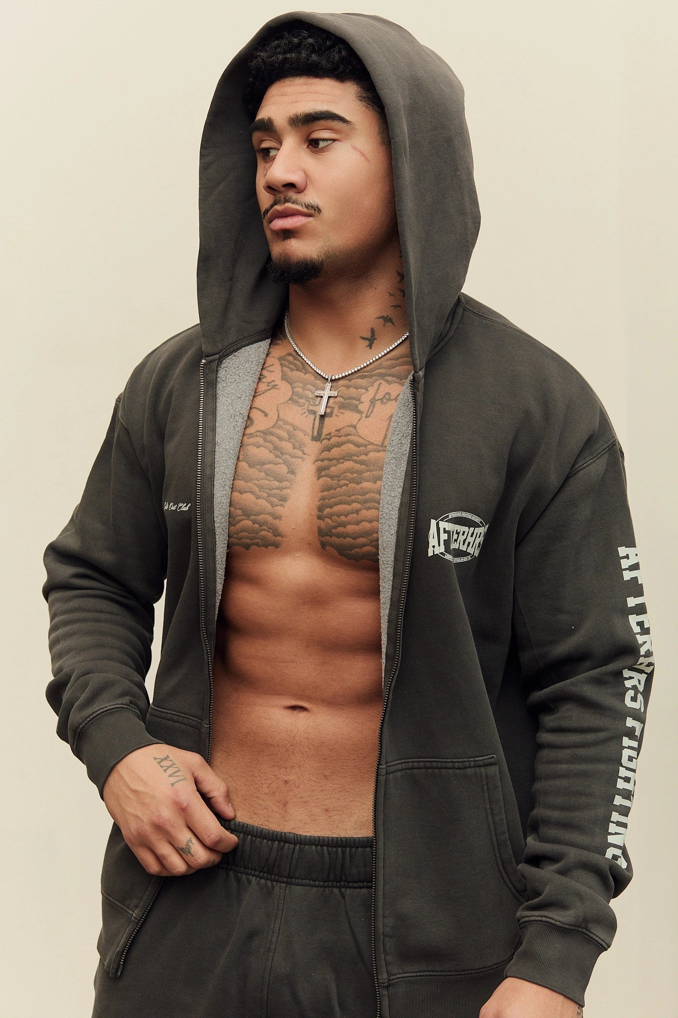 MMA Ring Zipped Hoodie