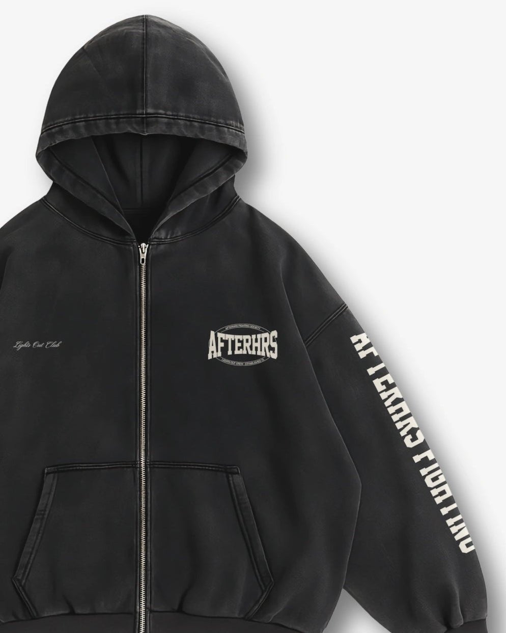 MMA Ring Zipped Hoodie