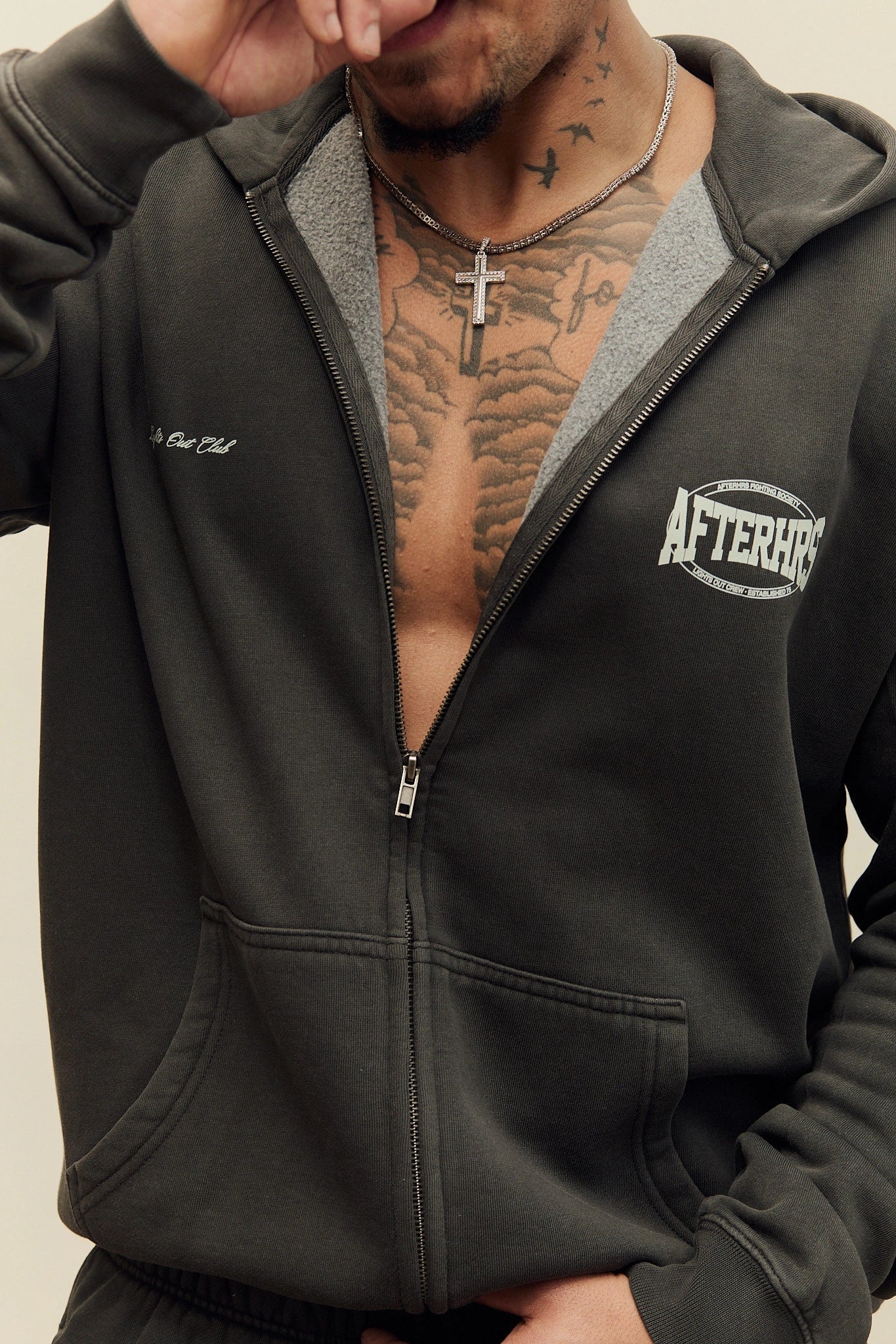 MMA Ring Zipped Hoodie