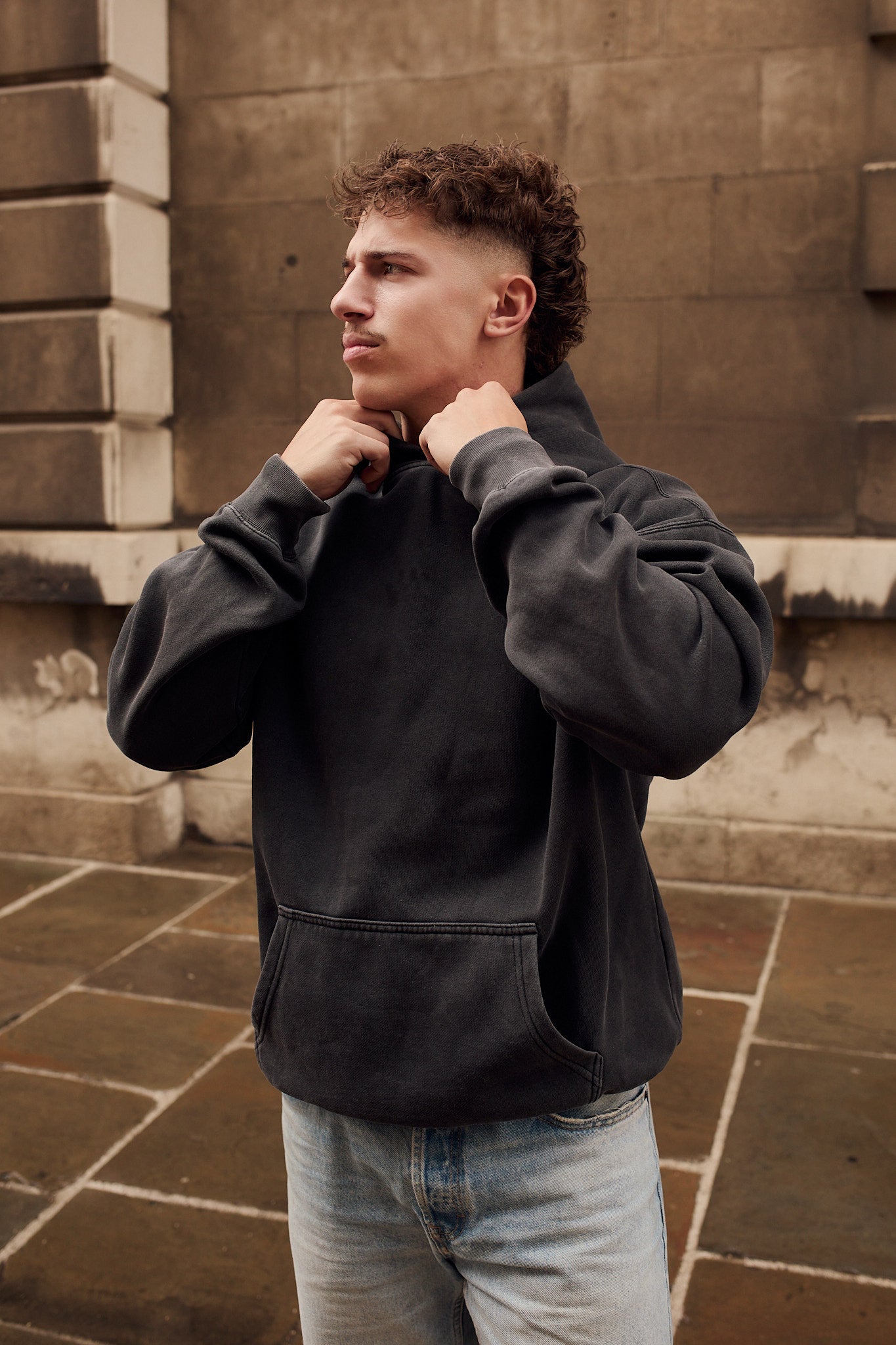 On The Rise Faded Hoodie