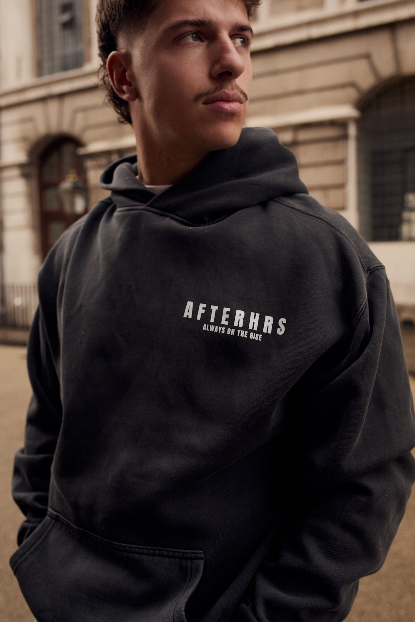 On The Rise Faded Hoodie