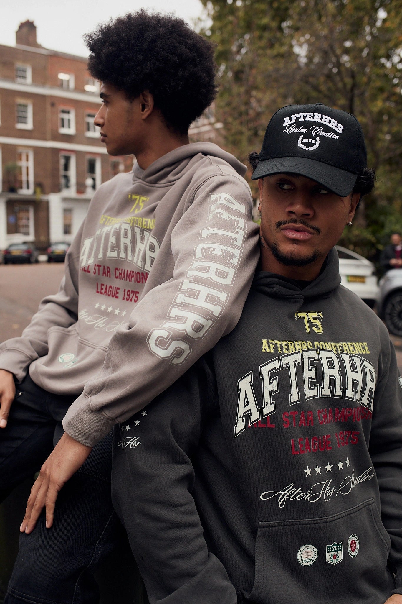 Overlaid Varsity Hoodie.