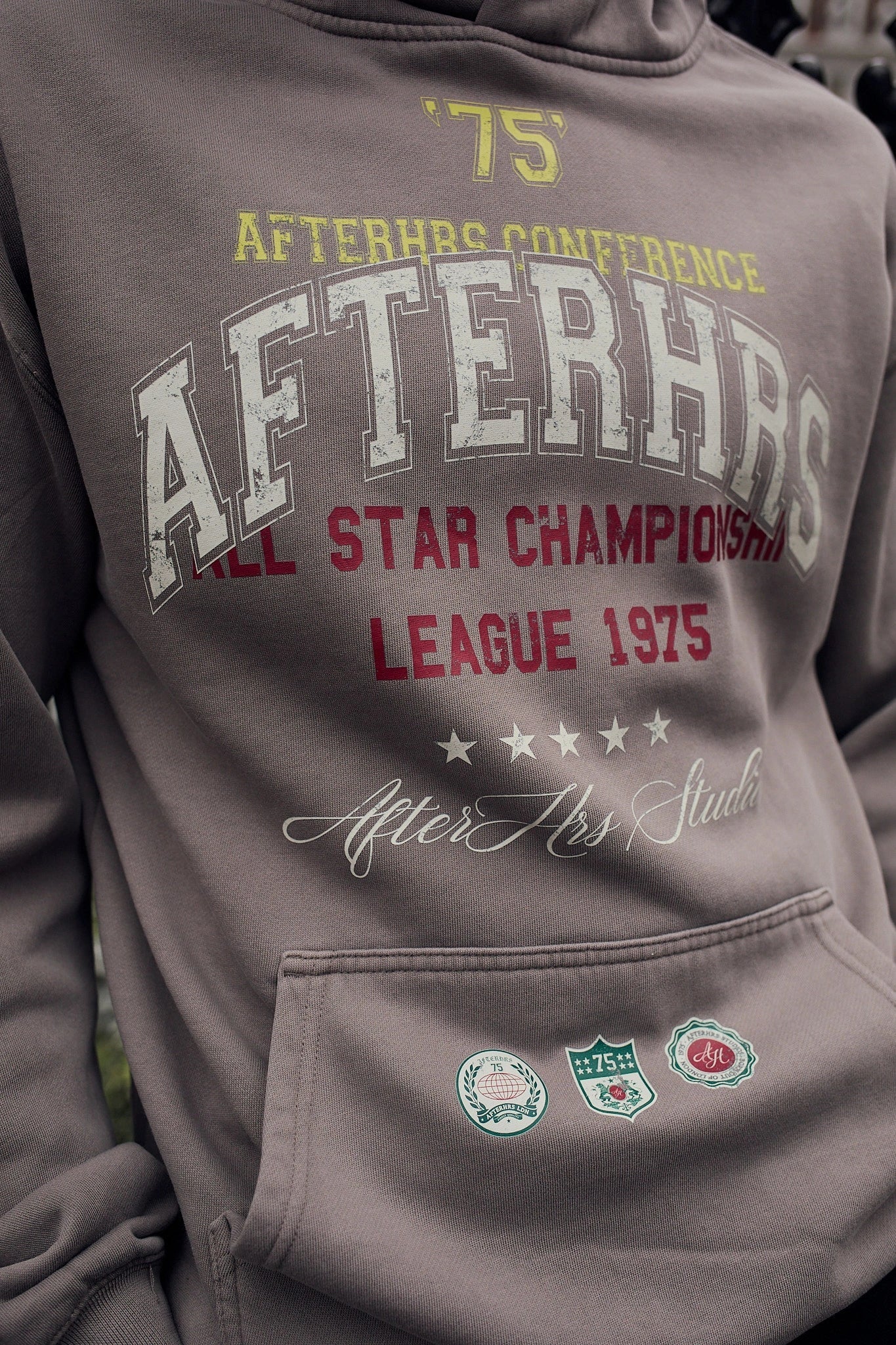 Overlaid Varsity Hoodie