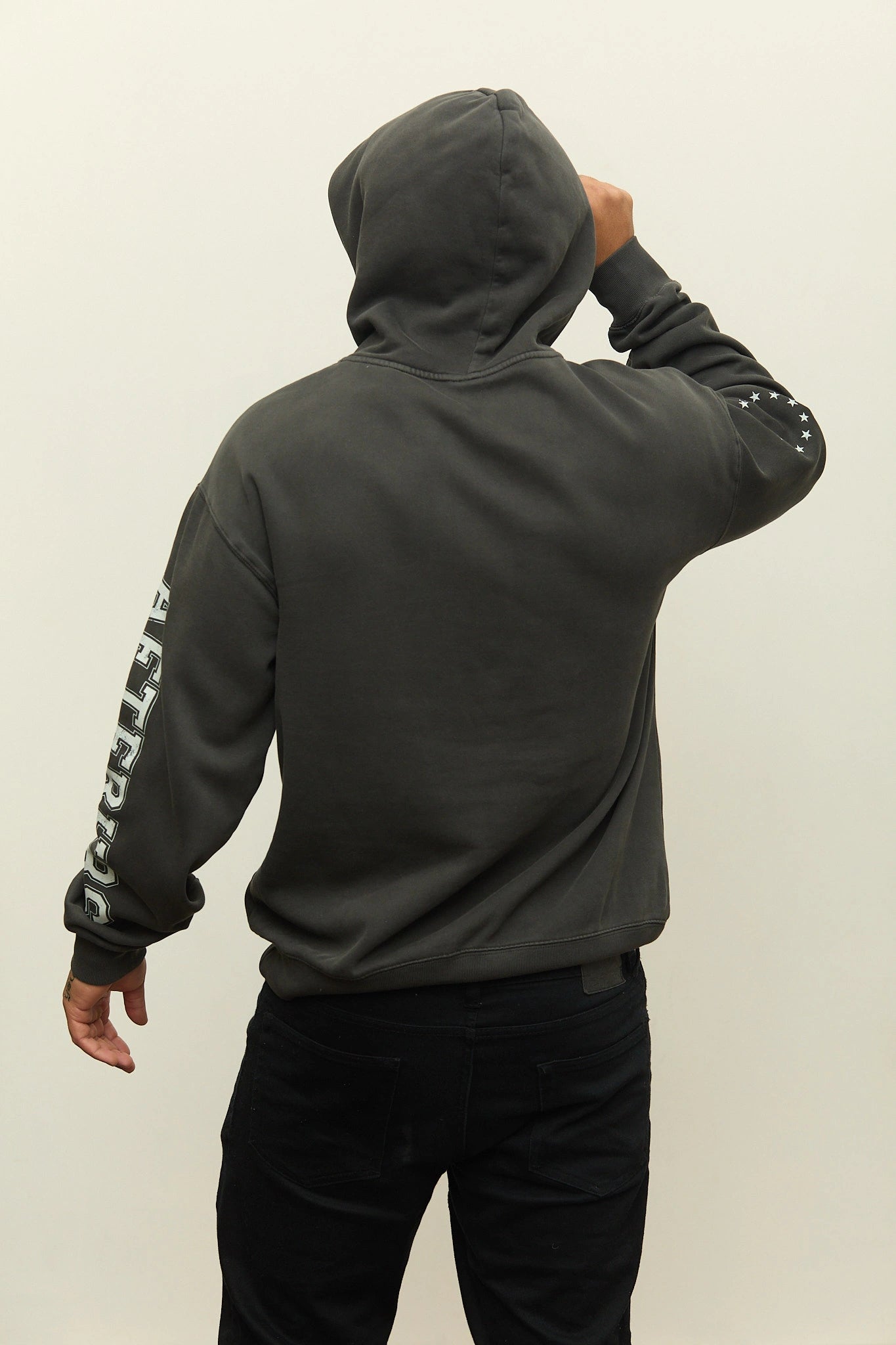 Overlaid Varsity Hoodie.