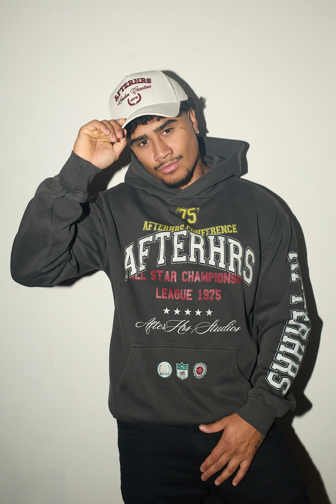 Overlaid Varsity Hoodie.