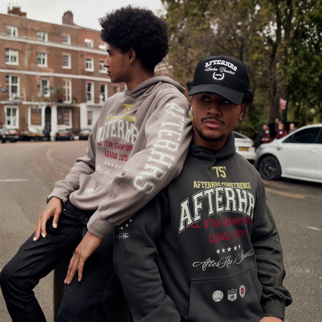 Overlaid Varsity Hoodie.