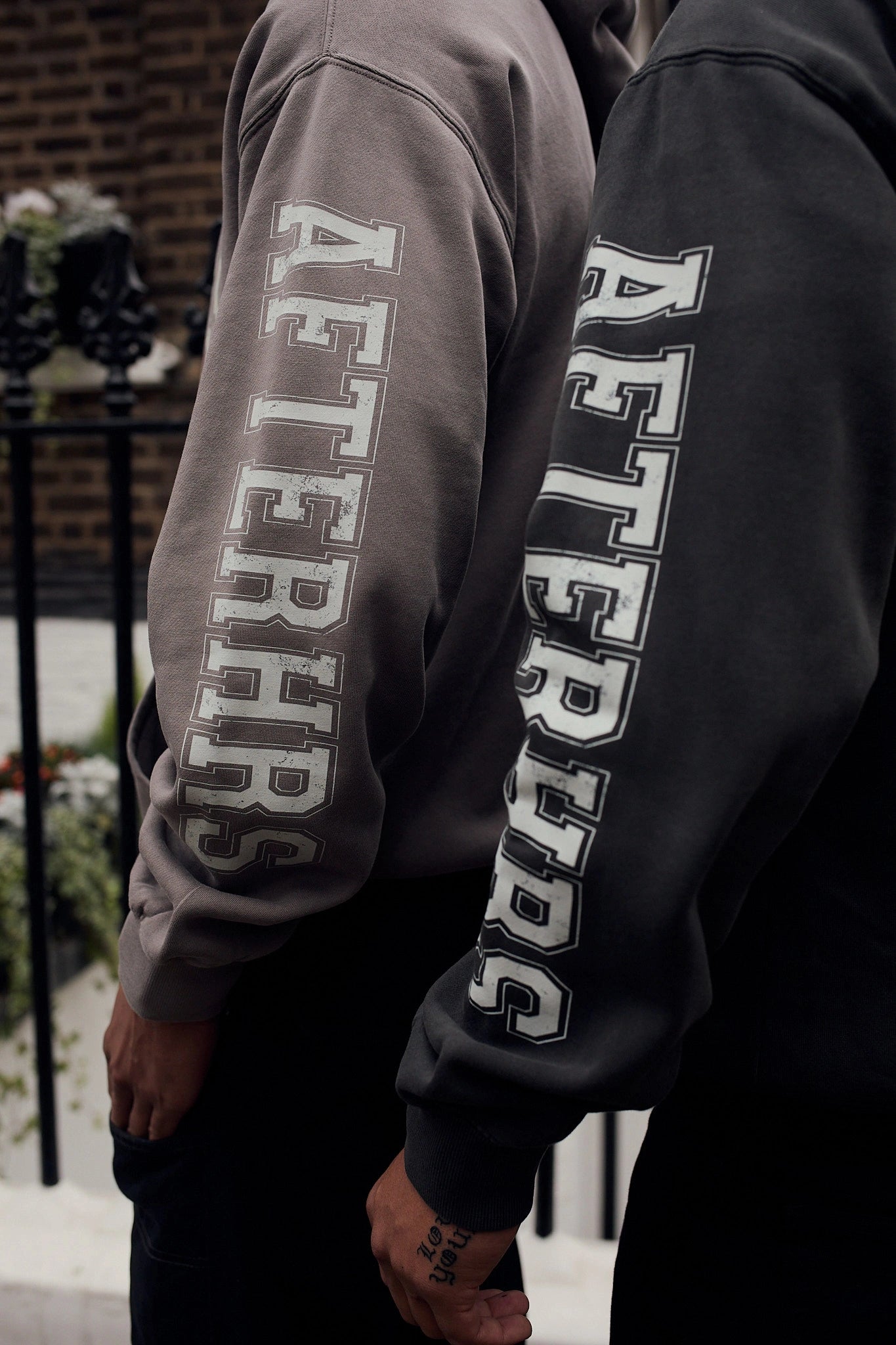Overlaid Varsity Hoodie