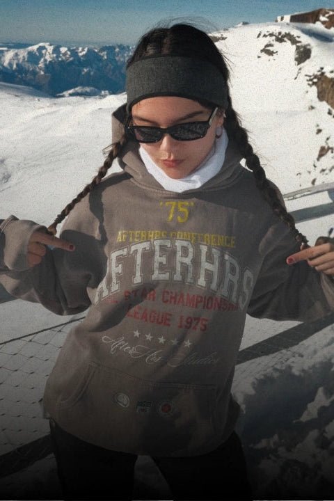 Overlaid Varsity Hoodie.