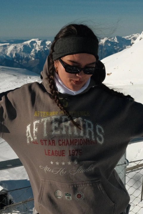 Overlaid Varsity Hoodie.