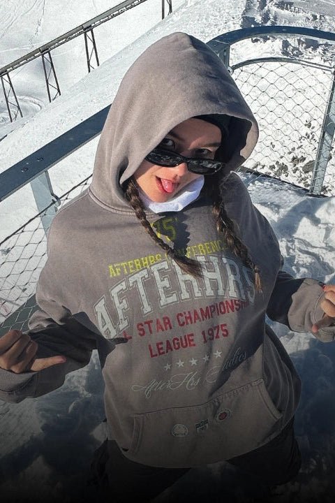 Overlaid Varsity Hoodie.