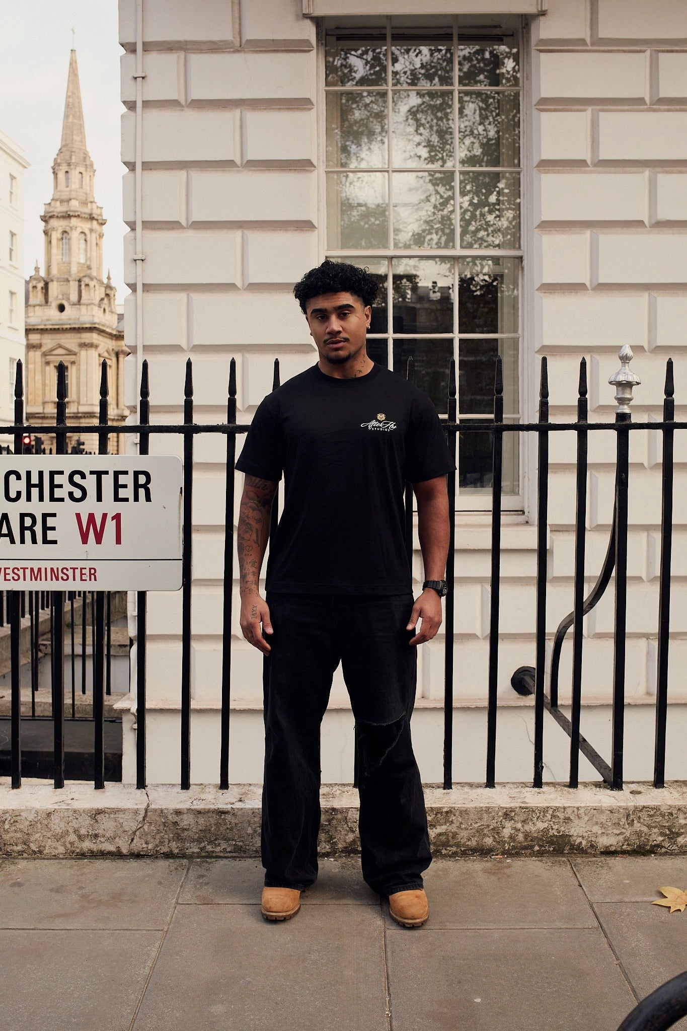 Stencil Boxy T-Shirt