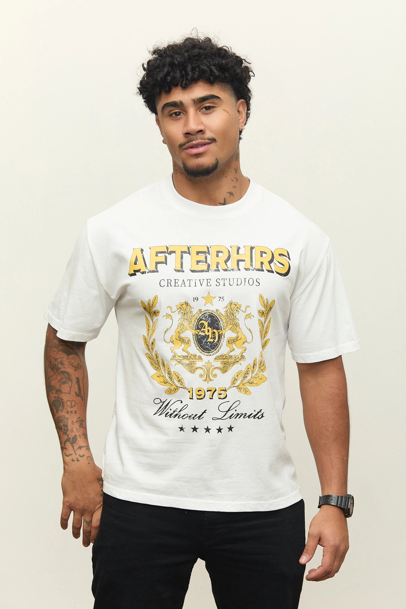 Yellow Crest Boxy T-Shirt